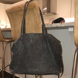 Faux snakeskin purse
